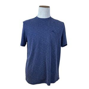 Tommy Bahama Mens Denim Blue Short Sleeve T-Shirt Size M - New
